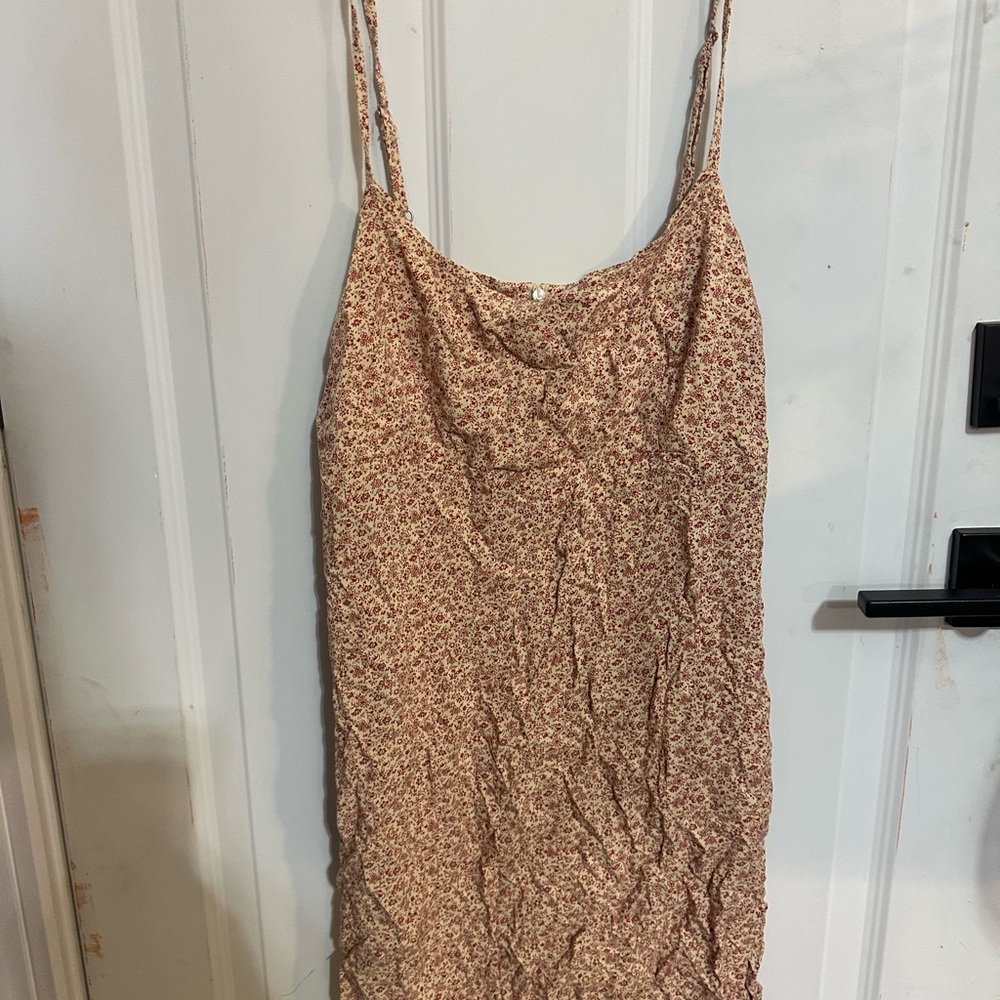 Brandy Melville Red Floral Dress